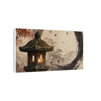 Ma Stone Lantern Canvas Art - Zen Enso