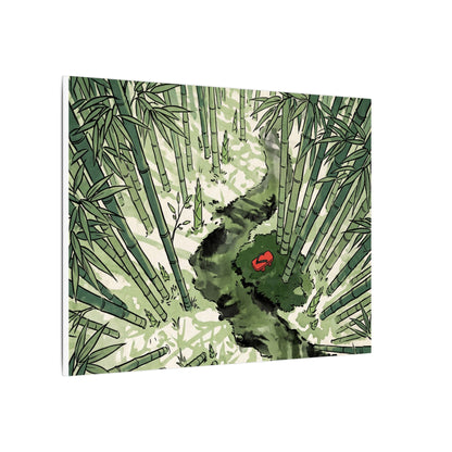 Peaceful Bamboo Grove Canvas Art - Ukiyo E Inspired Zen