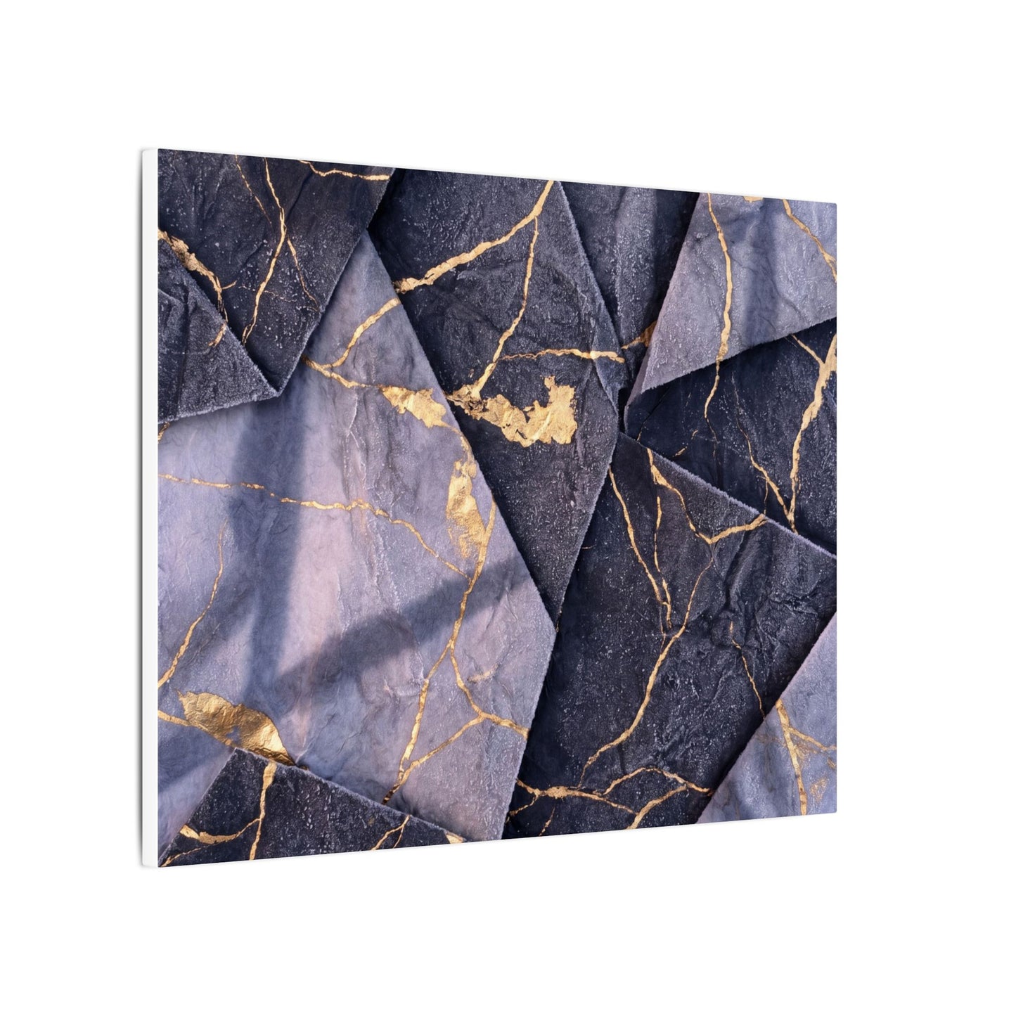 Seijaku Paper Fold Canvas Art - Kintsugi Gold Vein