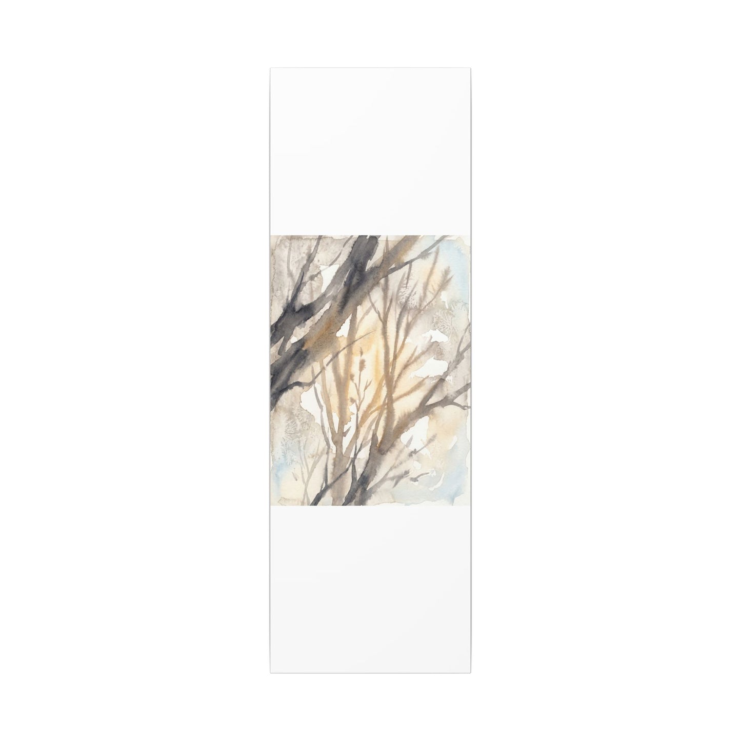 Ma Shadow Play Canvas Art - Japandi Watercolor