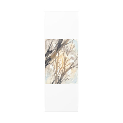 Ma Shadow Play Canvas Art - Japandi Watercolor