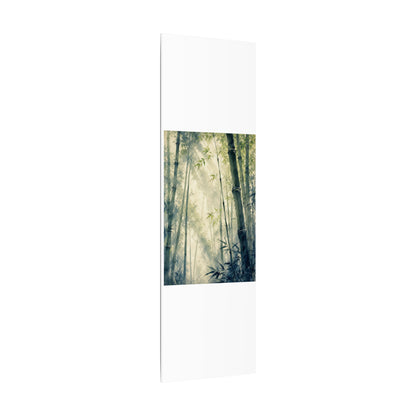 Bamboo Grove Spring Canvas Art | Zen Serene Design