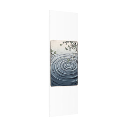 Calm Water Ripple Canvas Art - Ukiyo E Inspired Zen