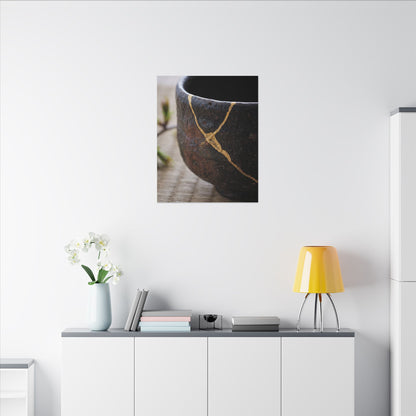 Dawn Tea Ceremony Canvas Art - Kintsugi Mono No Aware