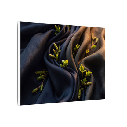 Spring Silk Drape Moody Minimal Canvas Art | Luxurious Decor