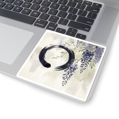 Shibui Wisteria Sticker - Zen Enso