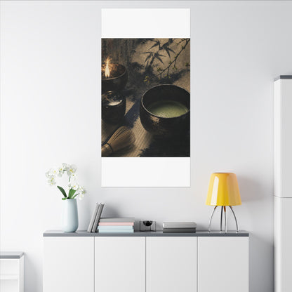 Ma Tea Ceremony Canvas Art - Zen Sumi E