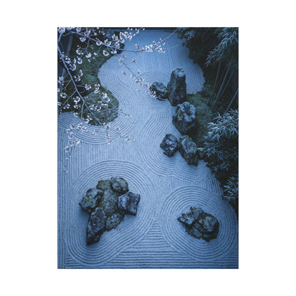 Earthy Silk Drape Canvas Art - Minimal Line Japandi