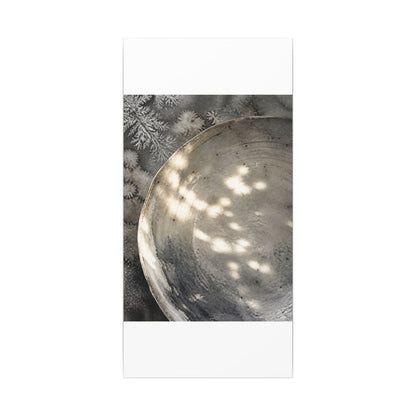 Ceramic Bowl Watercolor Canvas Art | Warm Japandi Art
