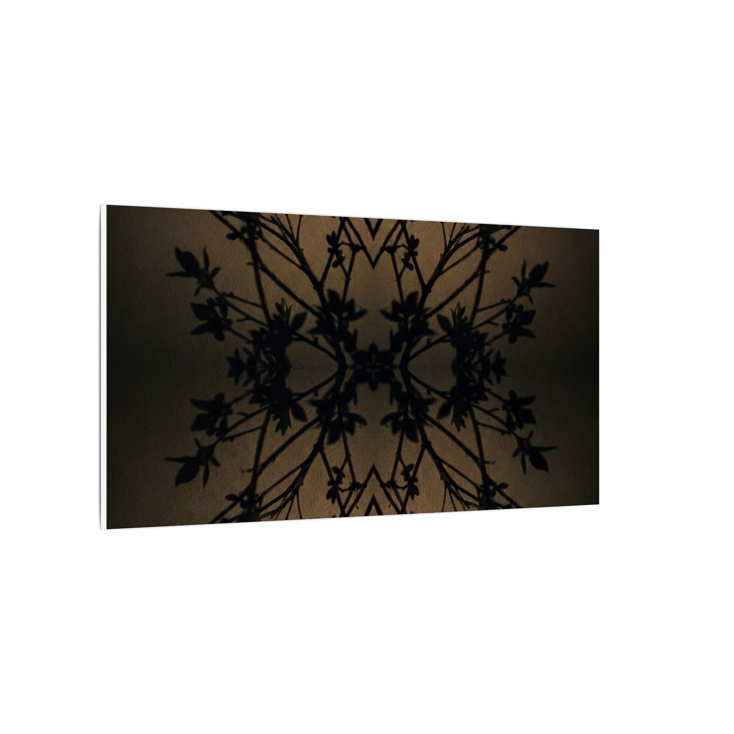 Golden Hour Shadow Play Canvas Art - Dark Japandi Seijaku