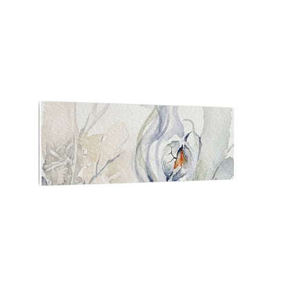 Earthy Incense Smoke Canvas Art - Watercolor Japandi
