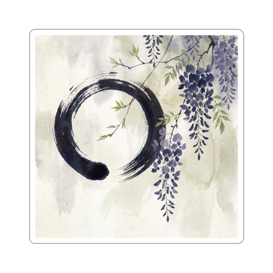 Shibui Wisteria Sticker - Zen Enso
