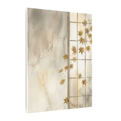 Warm Shoji Screen Canvas Art - Watercolor Japandi