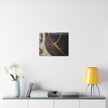 Dawn Tea Ceremony Canvas Art - Kintsugi Mono No Aware