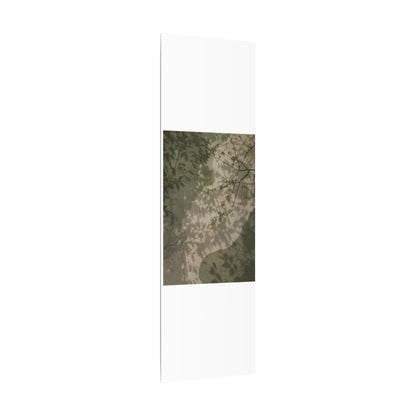 Neutral Shadow Play Canvas Art - Japanese Pattern Japandi
