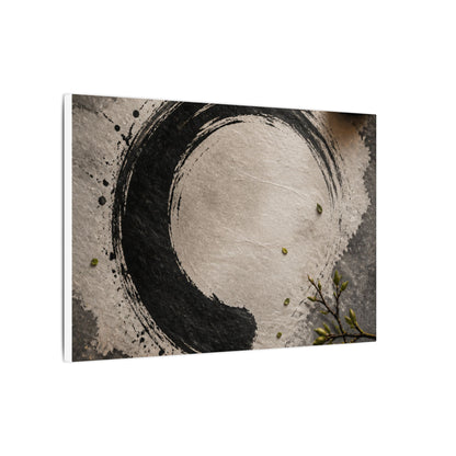 Candlelight Ink Brushstroke Canvas Art - Zen Ma