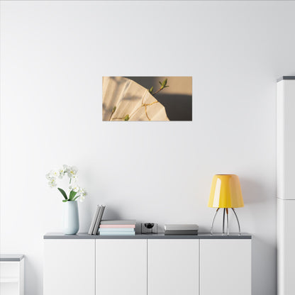 Paper Fold Gold Vein Canvas Art | Healing Kintsugi Art