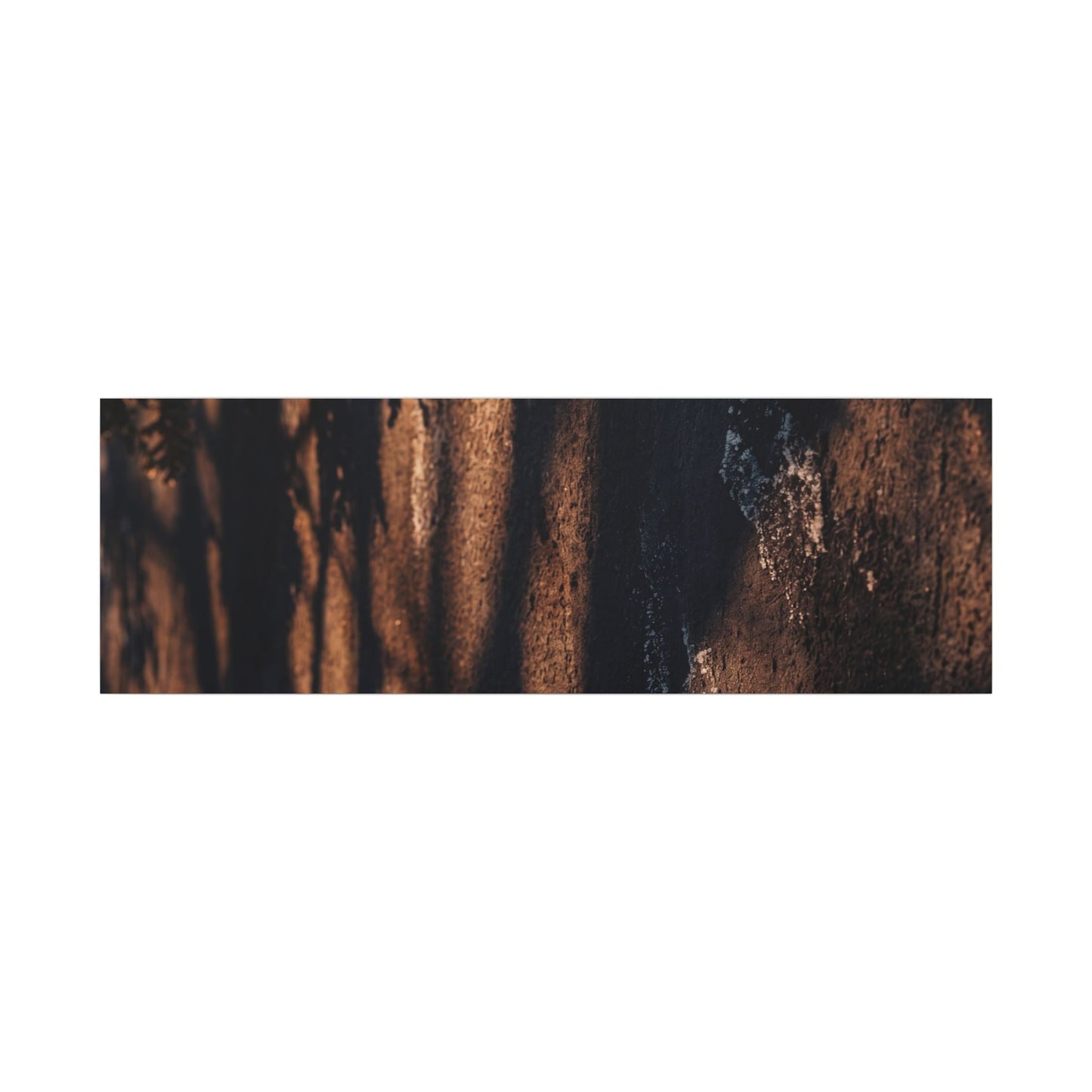 Golden Hour Shadow Play Canvas Art - Dark Japandi Fukinsei