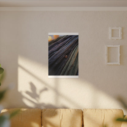 Silk Drape Shadow Zen Canvas Art | Moody Dark Japandi Art