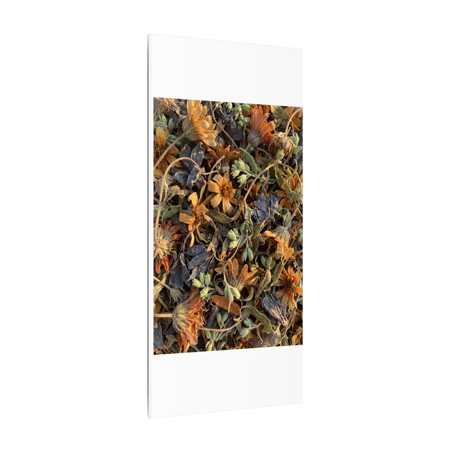 Spring Dried Flowers Japanese Pattern Canvas Art | Warm Decor