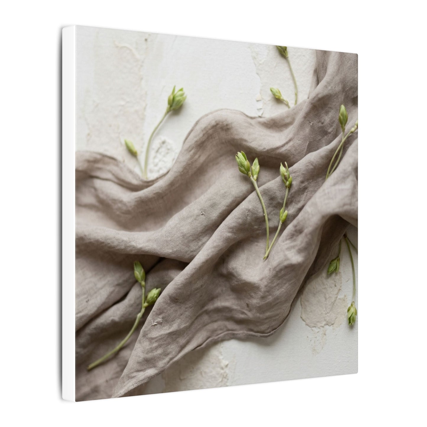 Overcast Silk Drape Canvas Art - Japandi Ma
