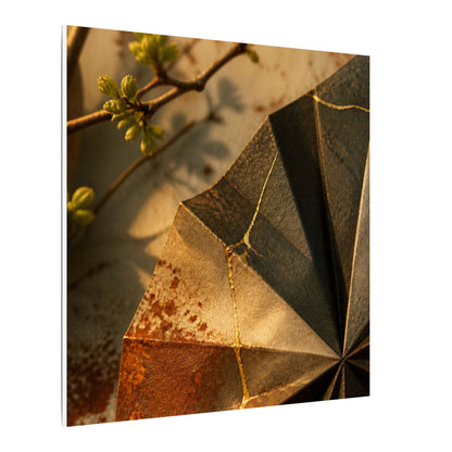 Ma Paper Fold Canvas Art - Kintsugi Broken Beauty