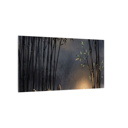 Tranquil Bamboo Grove Canvas Art - Karesansui Zen