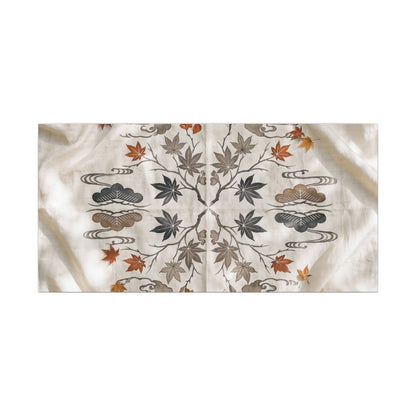 Elegant Silk Drape Canvas Art - Japanese Pattern Japandi