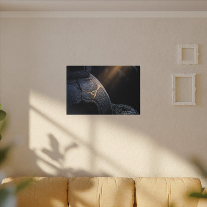 Ma Moonlit Garden Canvas Art - Kintsugi Broken Beauty