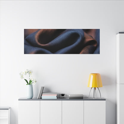 Summer Silk Drape Shadow Zen Canvas Art | Sophisticated Decor
