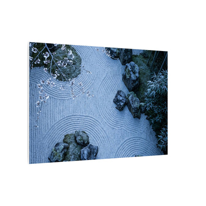 Earthy Silk Drape Canvas Art - Minimal Line Japandi