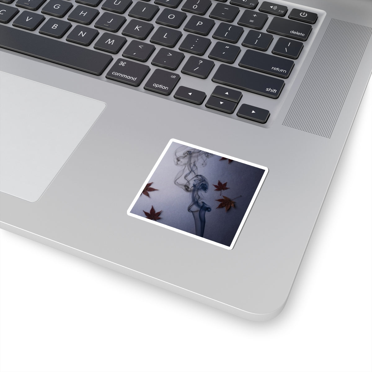 Bold Incense Smoke Sticker - Moody Minimal Dark Japandi