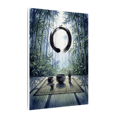 Seijaku Tea Ceremony Canvas Art - Zen Enso