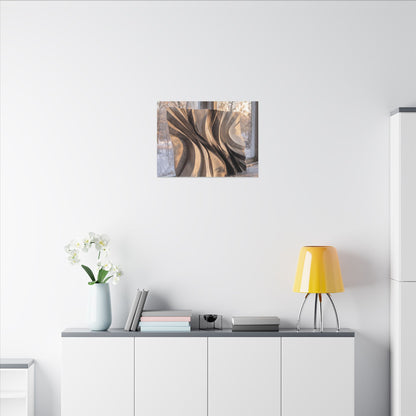 Mono No Aware Paper Fold Canvas Art - Japandi Minimal Line
