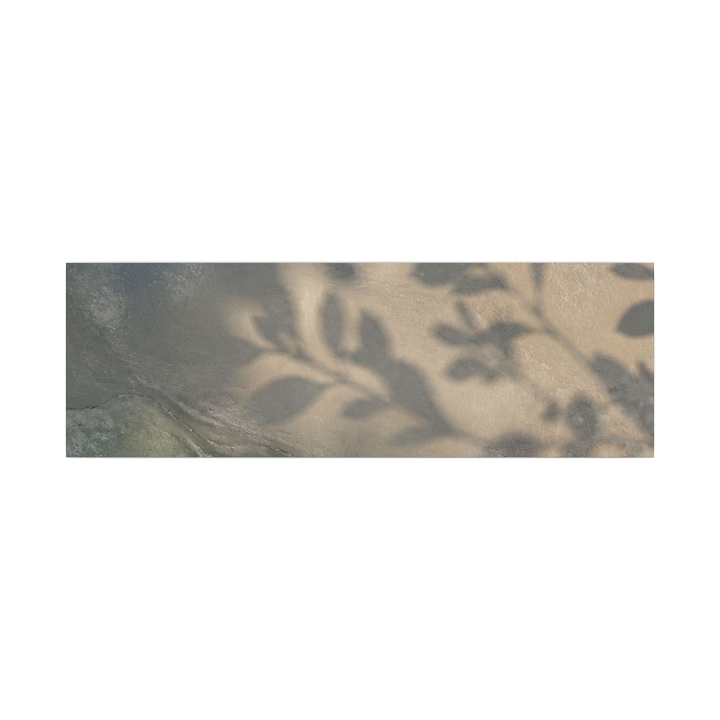 Japandi Shadow Play in Moonlight | Texture Canvas Art