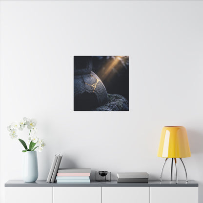 Ma Moonlit Garden Canvas Art - Kintsugi Broken Beauty
