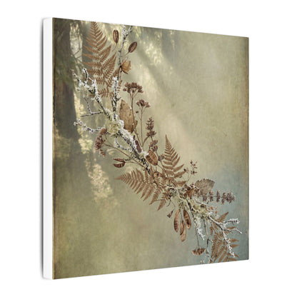 Winter Dried Flowers Forest Whimsy Canvas Art | Earthy Decor