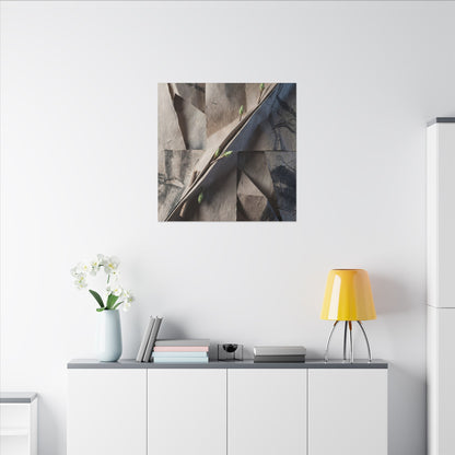 Paper Fold Canvas Art | Spring Japandi Japanese Pattern Art