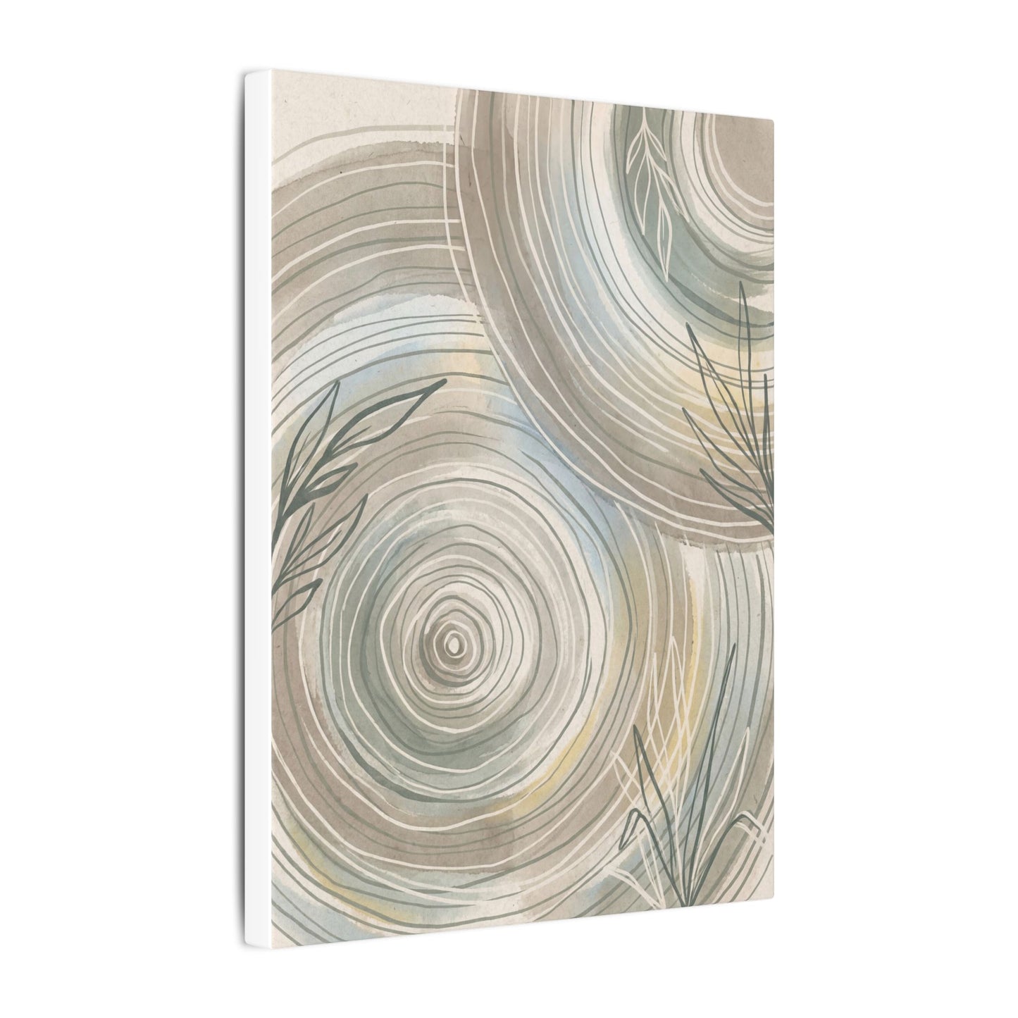 Kanso Water Ripple Canvas Art - Japandi Minimal Line