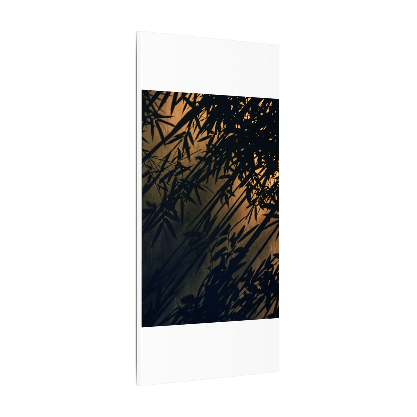 Sophisticated Shadow Play Canvas Art - Shadow Zen Dark Japandi