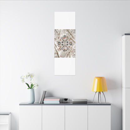 Elegant Silk Drape Canvas Art - Japanese Pattern Japandi