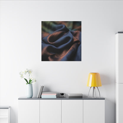 Summer Silk Drape Shadow Zen Canvas Art | Sophisticated Decor