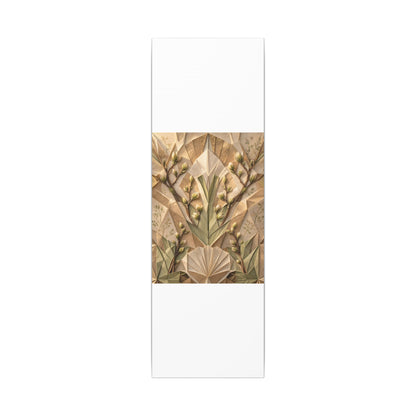 Kanso Paper Fold Canvas Art - Japandi Japanese Pattern