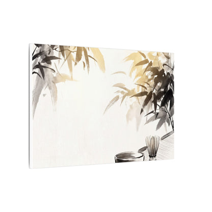 Tea Ceremony Sumi E Canvas Art | Serene Zen Art