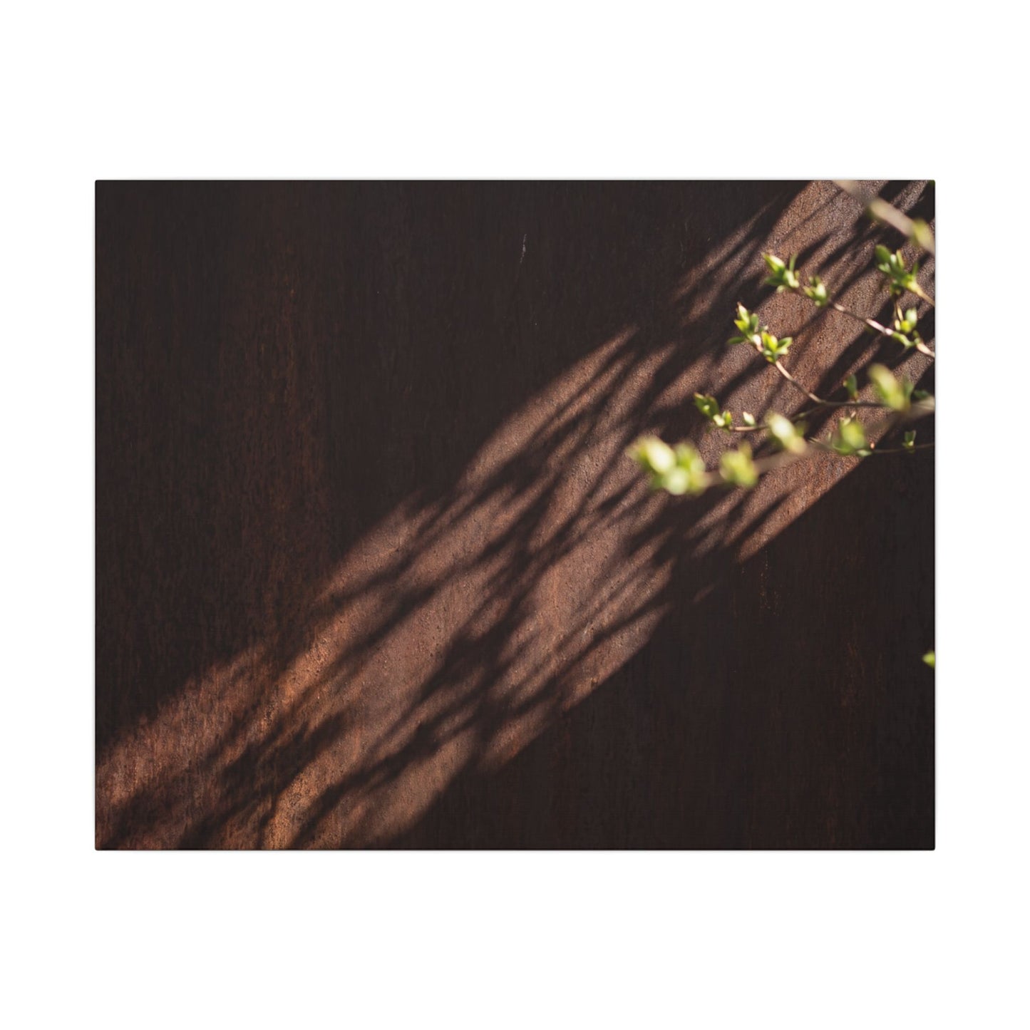Rust Patina Moody Minimal Canvas Art | Sophisticated Dark Japandi Art