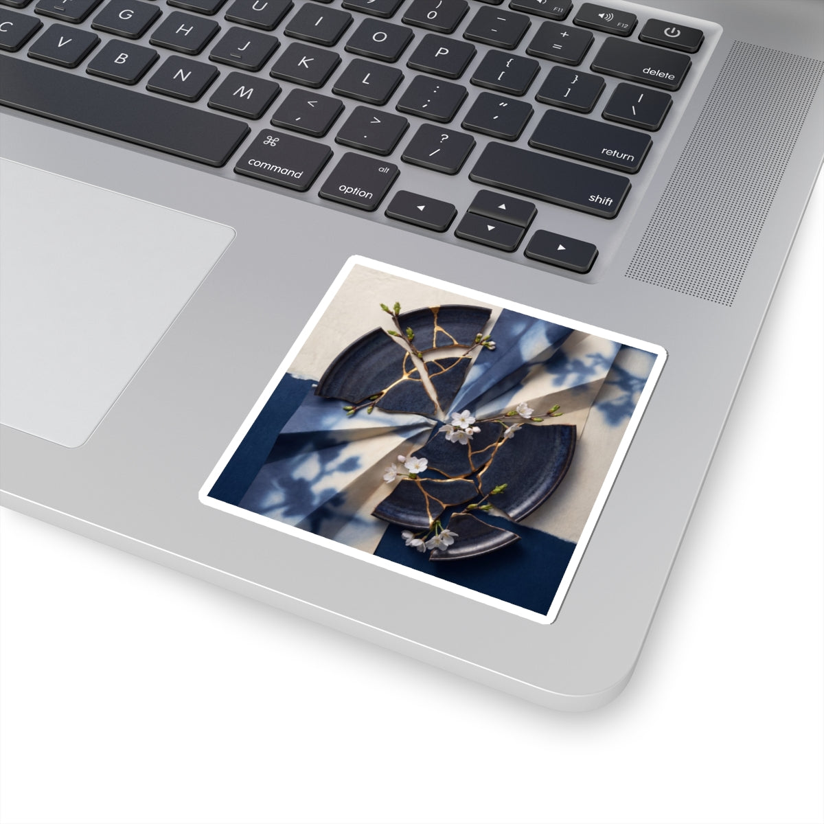 Spring Paper Fold Gold Repair Sticker | Resilient Decor