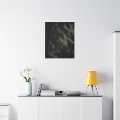 Dappled Shadow Play Canvas Art - Dark Japandi Ma