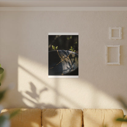 Seijaku Broken Pottery Canvas Art - Dark Japandi Shadow Zen