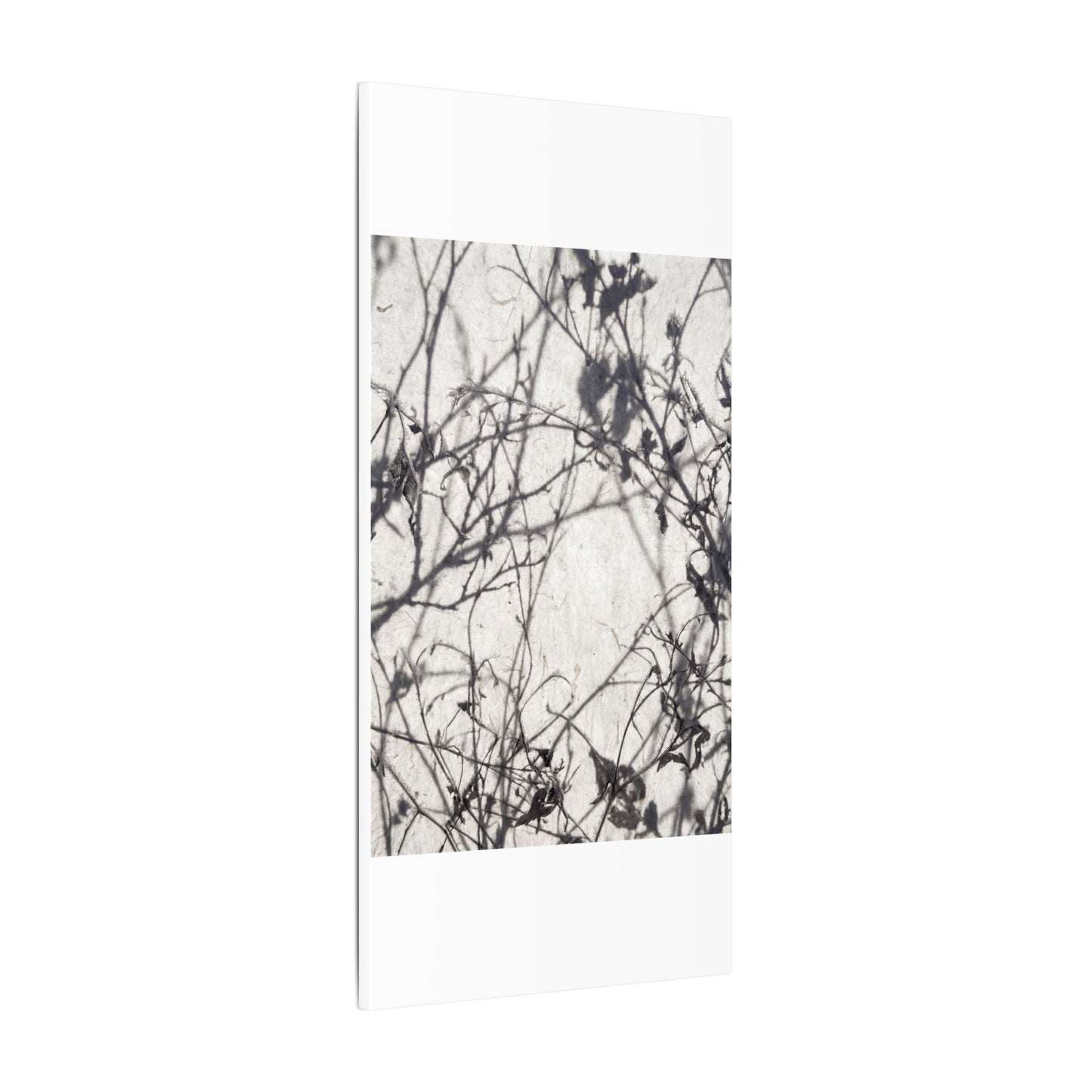 Winter Shadow Play Japanese Pattern Canvas Art | Elegant Decor