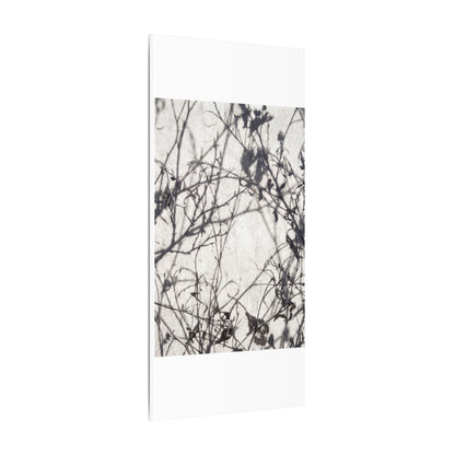 Winter Shadow Play Japanese Pattern Canvas Art | Elegant Decor